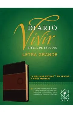Biblia de Estudio del Diario Vivir Ntv, Letra Grande