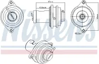 Supapa Egr Potrivit Mercedes a (w169), B Sports Tourer (w245); Smart Fortwo 0.8d 2.0d 09.04-