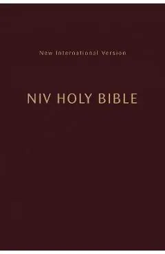 Niv, Holy Bible, Compact, Paperback, Burgundy, Comfort Print