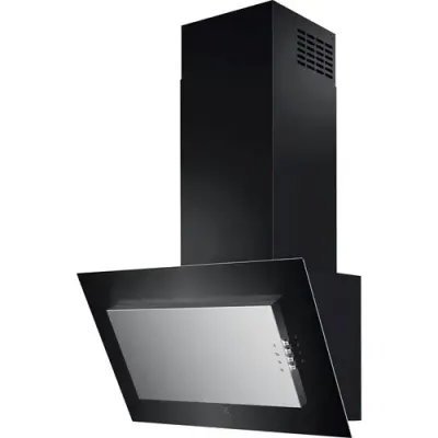 Hota incorporabila decorativa Electrolux LFV326Y, Putere de absorbtie 600 mc/h, Filtru de carbon inclus, 1 motor, 60 cm (Inox/Negru)