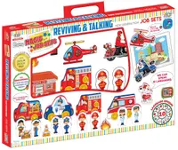 Jagu Talking Toy Set - Stația de pompieri, 17 piese