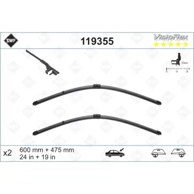 Lamela stergator SWF 119355