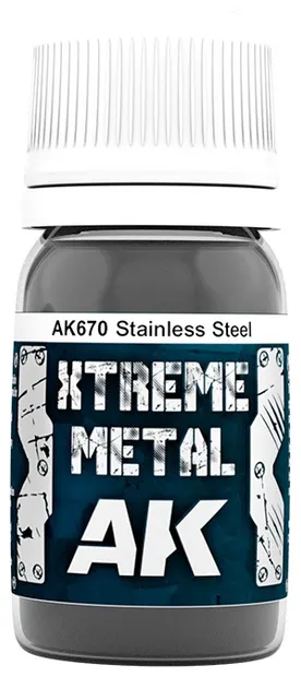Metalizator AK Interactive - Xtreme Metal Stainless Steel (AK670) (30 ml)