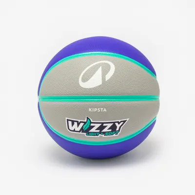 Minge de baschet mărimea 5 - WIZZY K900 Gri Mov