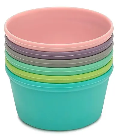 Set boluri din silicon Melii - Rainbow, 83 ml, 6 buc
