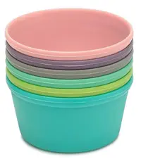 Set boluri din silicon Melii - Rainbow, 83 ml, 6 buc