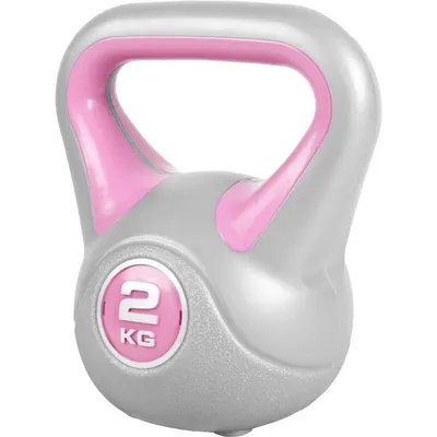 Kettebell Stylish umplut cu ciment 2 KG