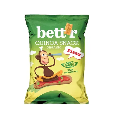 Quinoa snack cu pizza bio 50g Bettr