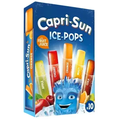 Batoane de suc de fructe Capri Sun Ice Pops Water Ice 400ml Engros