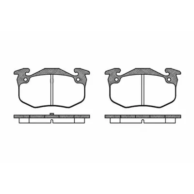 Set placute frana, frana disc REMSA 0144.50