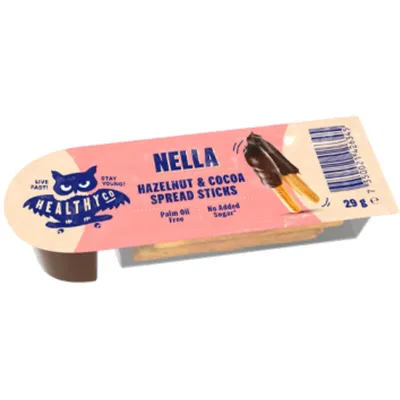 Sticks-uri si Crema de Ciocolata cu Alune cu Stevie fara Zahar Adaugat 29g