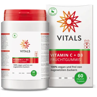 Vitamina C + D3 pentru Copii 60 jeleuri