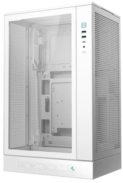 Cutie DeepCool - CH270 Digital, mini tower, alb