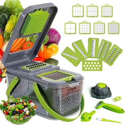 Razatoare multifunctionala engross pentru legume cu 22 accesorii veggie slicer