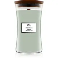 Woodwick Warm Wool lumânare parfumată cu fitil din lemn