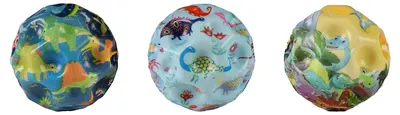 Minge de cauciuc Rappa - Dino, 7 cm, sortiment