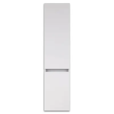 Dulap baie suspendat Edremit alb mat 35x150 cm