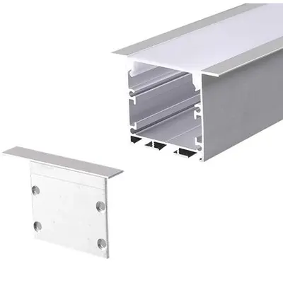 Profil aluminiu pentru banda LED 2M 50MM x 35MM alb V-TAC SKU-2871