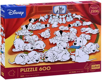 Puzzle Trefl din 600 piese - 101 Dalmațieni