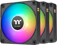 Ventilatoare Thermaltake - CT140 EX, 3 buc, 90.3 CFM, ARGB, negru