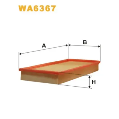 Filtru aer WIX FILTERS WA6367