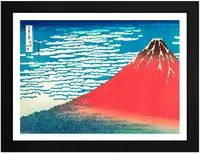 Afiș înrămat GB Eye Art: Hokusai - Red Fuji