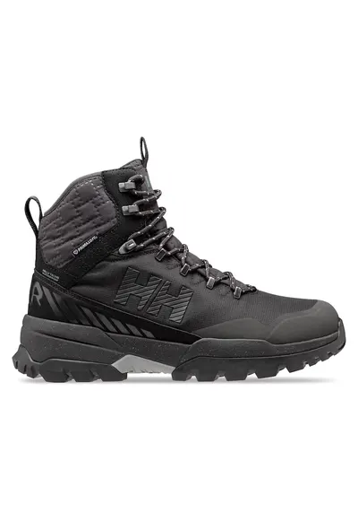 Ghete trekking pentru barbati - 304357541 - material textil - negru
