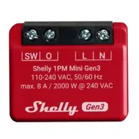 Releu inteligent Shelly Plus 1PM Mini GEN3, 1 canal, 8A 3800235261590