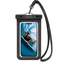 Husa Universala Waterproof pentru Telefon 3.5inch - 7inch, Spigen, A601, Neagra AMP04525