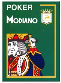 Carduri din plastic Modiano Сristalo OP - Spate roșu