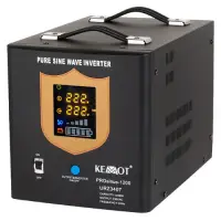 UPS Kemot URZ3407B Sinus Pur 1200W 12V, pentru centrale termice (Negru)