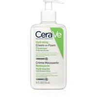 CeraVe Cleansers Hydrating Cream-to-Foam Cleanser crema de curatare sub forma de spuma pentru ten normal spre uscat