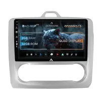 Navigatie Ford Focus MK2 (2004-2011), Clima Automata, Android, P-Octacore 2GB RAM + 32GB ROM, 9 Inch - AD-BGP9002+AD-BGRKIT117