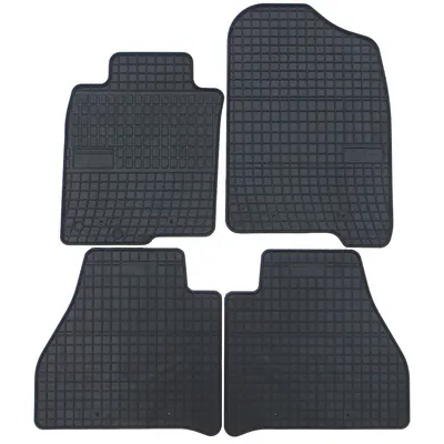 Set covorase auto din cauciuc Nissan Navara 2016-, presuri FROGUM, negre, 4 buc.
