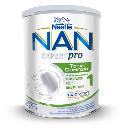 Formula de lapte praf Nan Expert Pro Total Comfort 1, 800g, Nestle