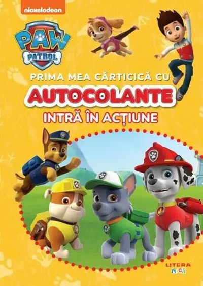 Patrula cățelușilor. Prima mea cărticică cu autocolante - Paperback - ***