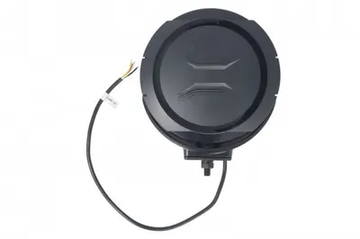 Far universal stanga dreapta (faza lunga, FERVOR 180, LED, 12 24V, 3; 27W, inaltime 202mm, diametru 180mm, adancime: 69mm, transparent, metal plastic, negru, lumini pozitie, lungime cablu: 500mm
