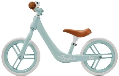 Bicicletă de echilibru KinderKraft - Fly Plus, Baby Blue, 12''
