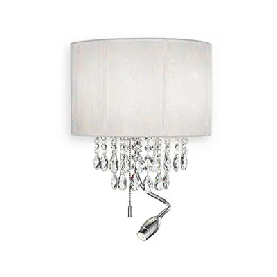 Aplica Opera, 1 LED + 2 becuri, dulie E14, L:300 mm; H:350 mm; Negru