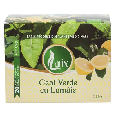 Ceai Verde si Lamaie, Larix | 20 plicuri cu supraplic