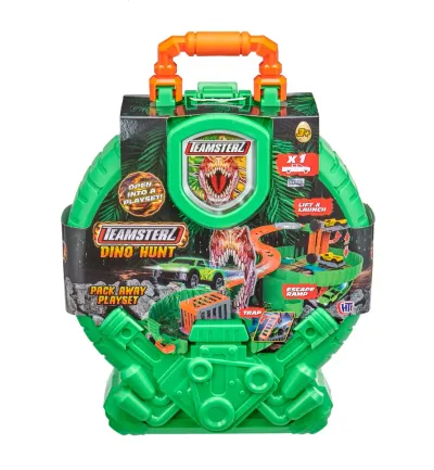 Set pista dinozaur cu masinuta, Teamsterz, Dino Hunt