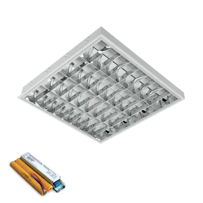 Corp Il. Lena – V cu Led (600mm) 4x9w 4000k Ingropat 595x295mm cu Kit de Emergenta