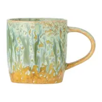 Ceașcă galbenă/verde-deschis din gresie 400 ml Milani – Bloomingville