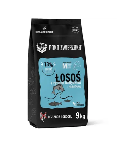 PAKA ZWIERZAKA Seven’th Heaven Salmon & baltic fish Adult 9 kg Hrana caini, cu somon si peste baltic