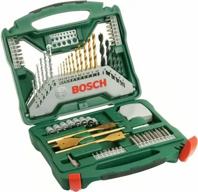 Set de burghie Bosch - X-Line Titanium, 70 piese