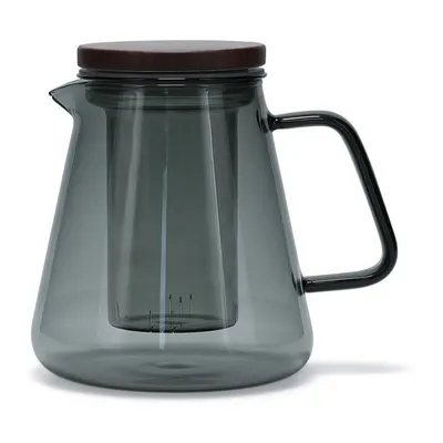 Ceainic gri cu filtru din sticlă 930 ml Luma – S|P Collection
