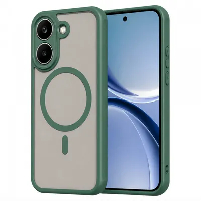 Husa MagSafe pentru Xiaomi Poco X8 Pro, Techsuit, HaloFrost II, Verde