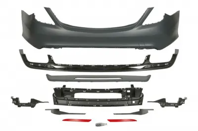 Bara (Spate, AMG, cu intarire; cu paranteze de montaj; cu valabilitate, grunduit) potrivit MERCEDES S (W222, V222, X222) 05.13-04.17