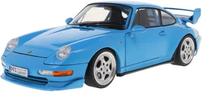 Model de colecție SOLIDO Modern: Mașini - PORSCHE 911 (993) Clubsport Riviera (Blue) (1997) (SOL1810101)