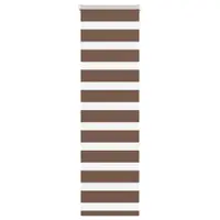 Gossi jaluzea tip zebra maro latime tesatura 35,9 cm poliester